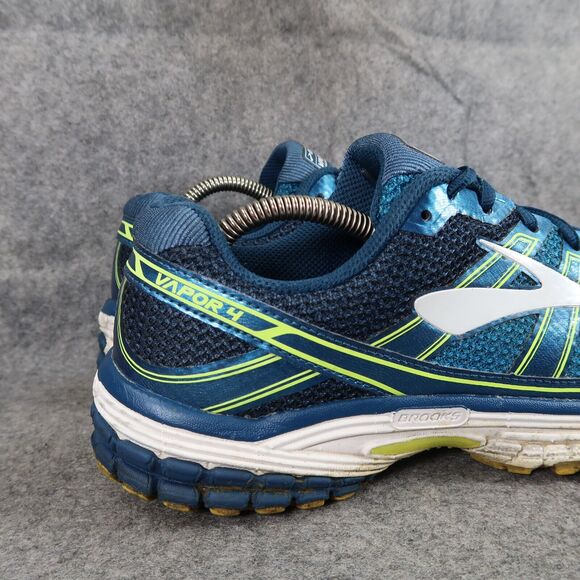 Brooks Shoes Mens 9 Athletic Trainers Vapor 4 Running Sport Active Walking Blue - Picture 3 of 14